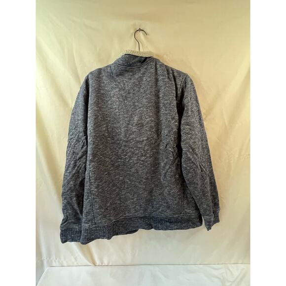 Lucky Brand Mens Blue Fleece Lined Zip Up Jacket Size Large - Picture 2 of 3